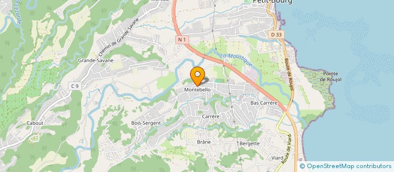 localisation de l'entreprise FRANCE EPARGNE GESTION  PETIT-BOURG