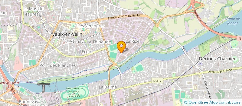 localisation de l'entreprise FRANCE EPURATION à VAULX-EN-VELIN