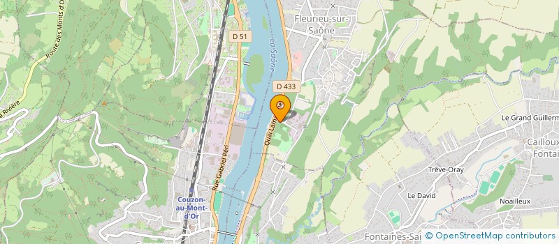 localisation de l'entreprise FRANCE EQUIPEMENT PRODUCTION  FLEURIEU-SUR-SAONE