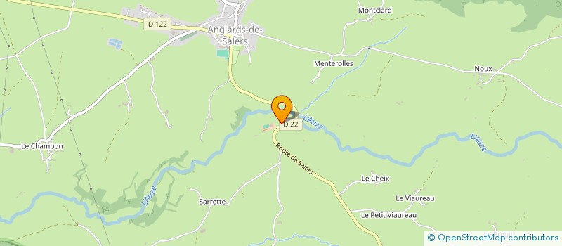 localisation de l'entreprise FRANCE ESPACE VERT PEPINIERE PONT D'AUZE à ANGLARDS-DE-SALERS