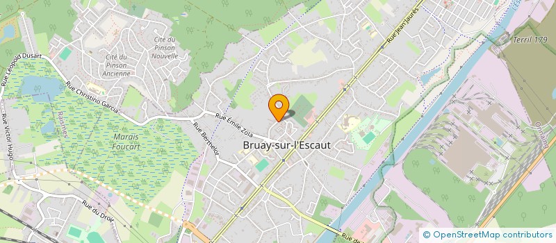 localisation de l'entreprise FRANCE ESPOIR à BRUAY-SUR-L'ESCAUT