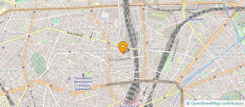 localisation de l'entreprise FRANCE ESPOIR INCLUSION CULTURELLE (F.E.I.C.)  PARIS