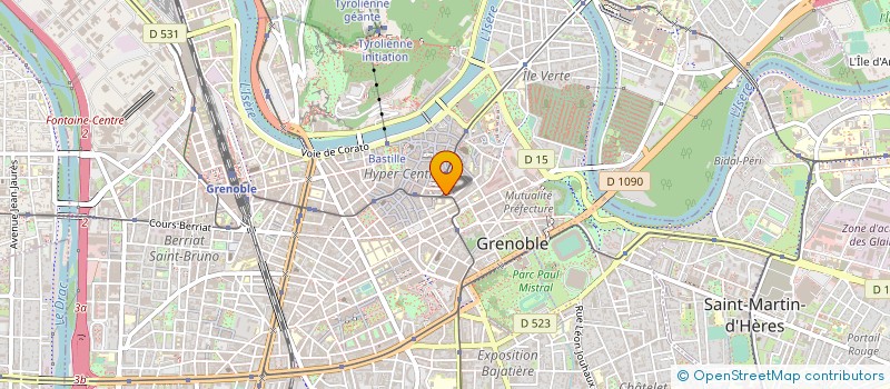 localisation de l'entreprise FRANCE ESTHETIQUE à GRENOBLE