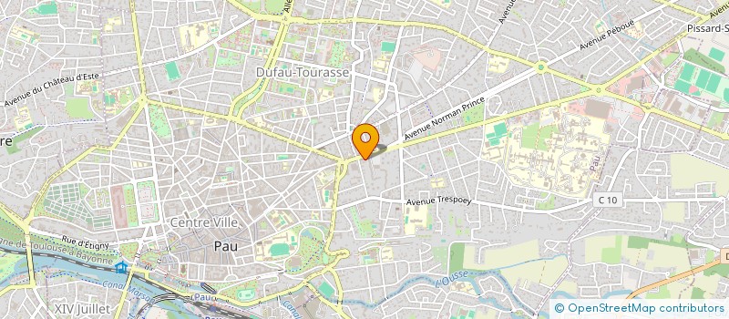 localisation de l'entreprise FRANCE ET NOUVELLE-FRANCE à PAU