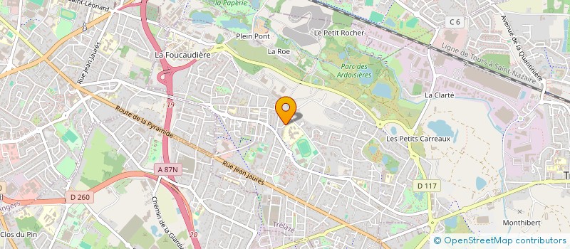 localisation de l'entreprise FRANCE ETANCHE à AVRILLE