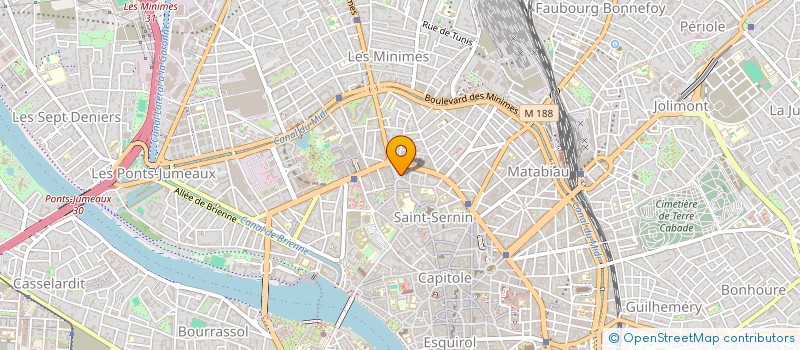 localisation de l'entreprise FRANCE ETANCHEITE à TOULOUSE