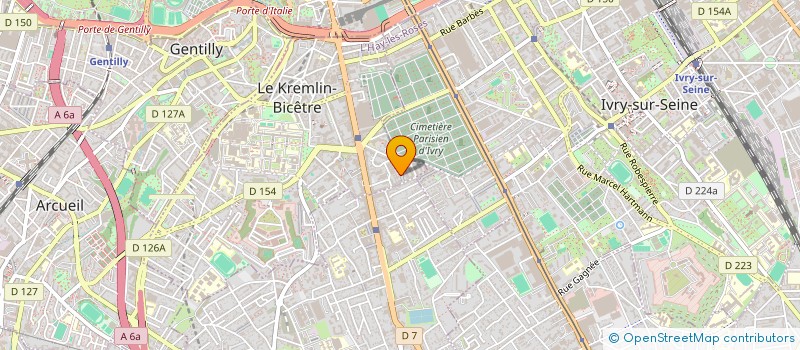 localisation de l'entreprise FRANCE ETANCHEITE MACONNERIE  LE KREMLIN-BICETRE