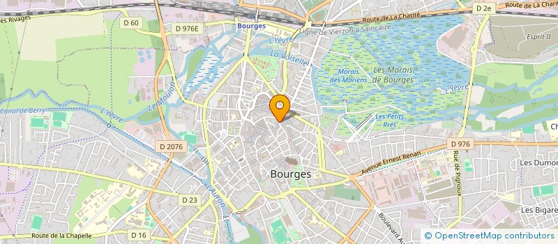 localisation de l'entreprise FRANCE ETATS-UNIS - COMITE DU CHER  BOURGES