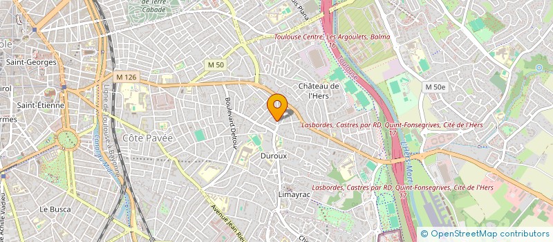 localisation de l'entreprise FRANCE ETATS-UNIS MIDI PYRENEES  TOULOUSE
