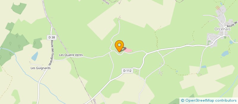 localisation de l'entreprise FRANCE ETHIOPIE CORNE DE L'AFRIQUE-ANTENNE CTRE ATLANTIQUE  ORCENAIS