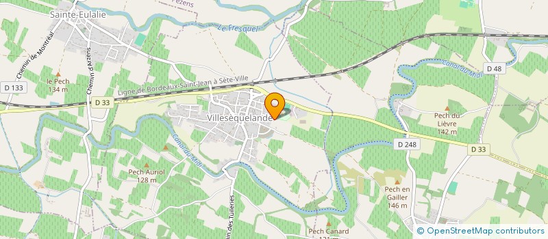 localisation de l'entreprise FRANCE ETUDES  VILLESEQUELANDE