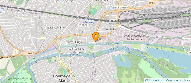 localisation de l'entreprise FRANCE ETUVES à CHELLES