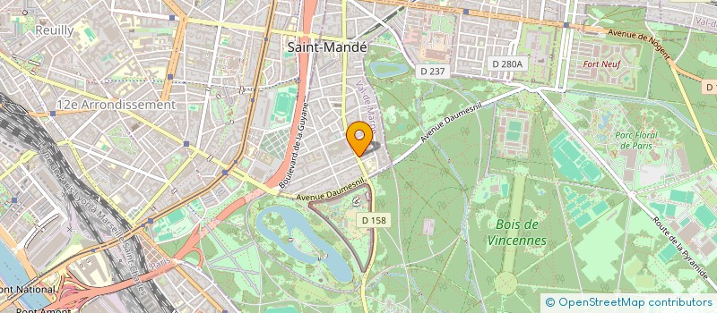 localisation de l'entreprise FRANCE EURO MEDITERRANEE à SAINT-MANDE