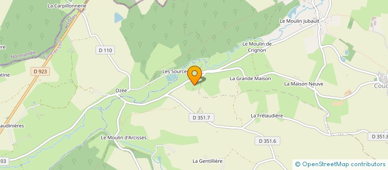 localisation de l'entreprise FRANCE EUROP EXPRESS à ARCISSES