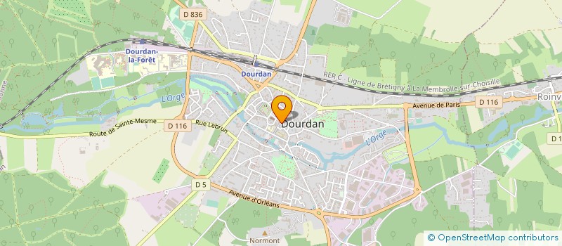 localisation de l'entreprise FRANCE EUROPE ASSURANCES à DOURDAN