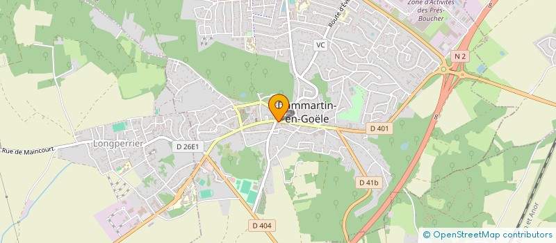 localisation de l'entreprise FRANCE EUROPE DIFFUSION à DAMMARTIN-EN-GOELE