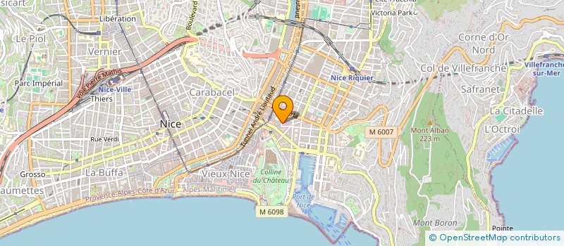 localisation de l'entreprise FRANCE EUROPE EDITIONS LIVRES à NICE