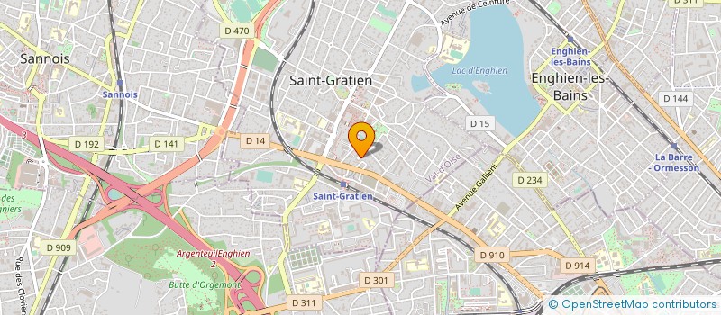 localisation de l'entreprise FRANCE EUROPE REALISATIONS  SAINT-GRATIEN