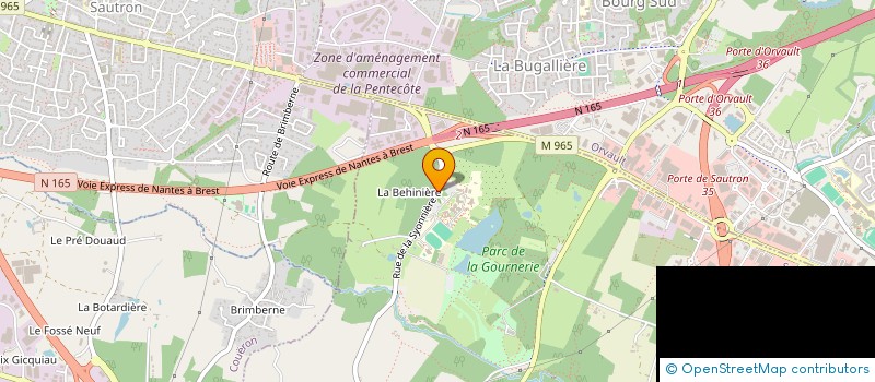 localisation de l'entreprise FRANCE EUROPEA à SAINT-HERBLAIN