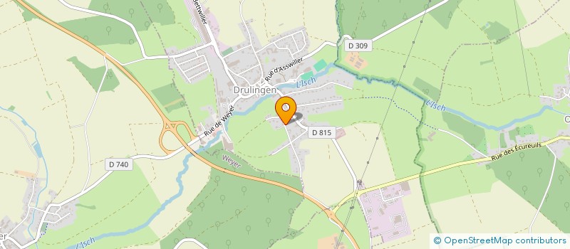 localisation de l'entreprise FRANCE EVANGELISATION  DRULINGEN