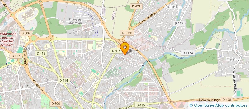 localisation de l'entreprise FRANCE EVASION INTERNATIONAL SARL à MELUN