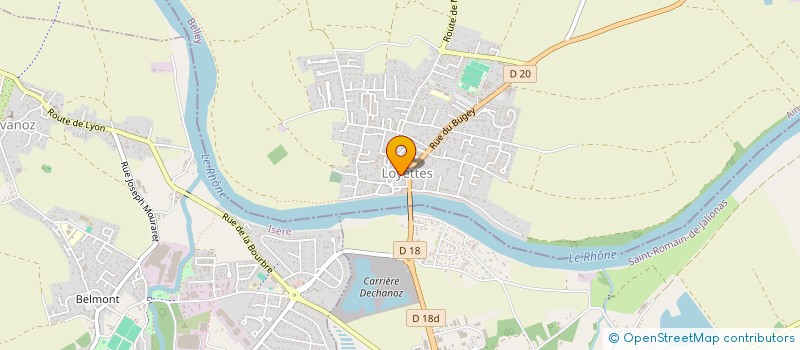 localisation de l'entreprise FRANCE EVENEMENT  LOYETTES