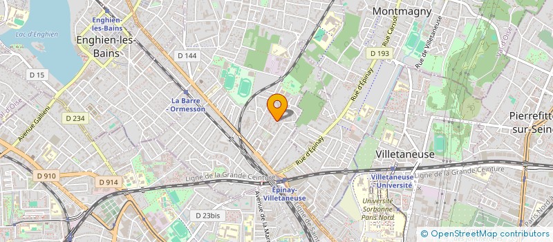 localisation de l'entreprise FRANCE EVENEMENT à DEUIL-LA-BARRE