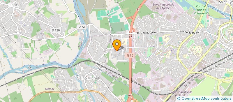 localisation de l'entreprise FRANCE EXPERT ENERGIE à ANGOULEME