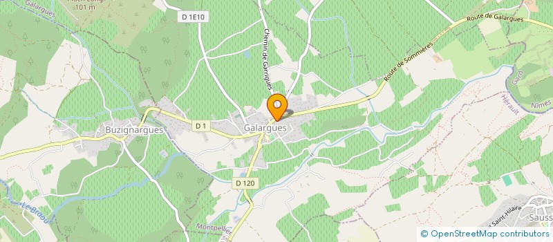 localisation de l'entreprise FRANCE EXPORT ELEC  GALARGUES