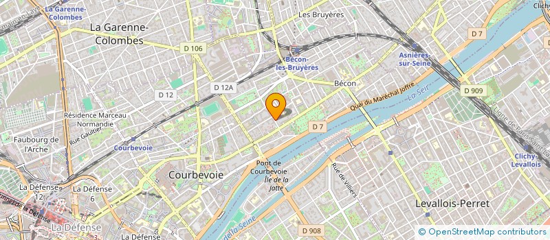 localisation de l'entreprise FRANCE EXPORT SERVICES à COURBEVOIE