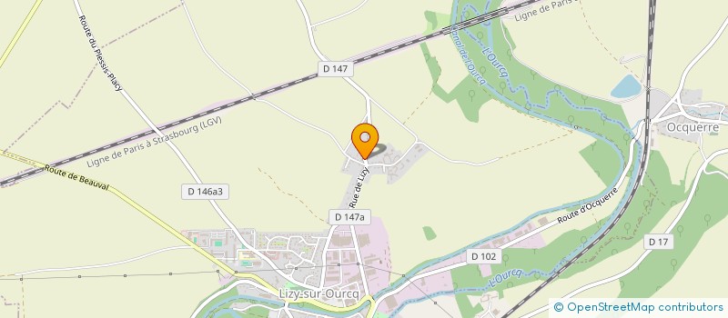 localisation de l'entreprise FRANCE EXPRESS  LIZY-SUR-OURCQ