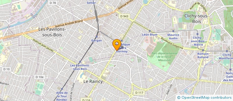 localisation de l'entreprise FRANCE FAB à CLICHY-SOUS-BOIS