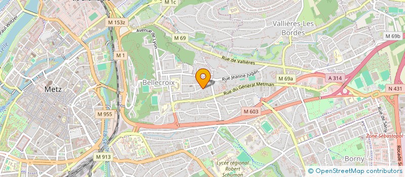 localisation de l'entreprise FRANCE FACADE 57  METZ