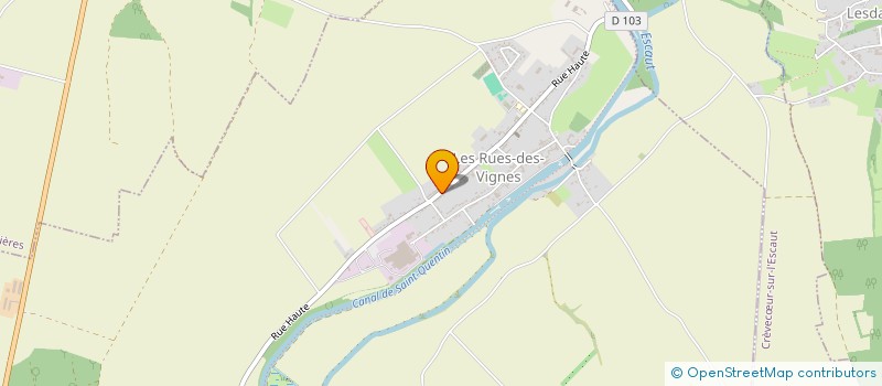 localisation de l'entreprise FRANCE FACONNAGE SERVICES à LES RUES-DES-VIGNES