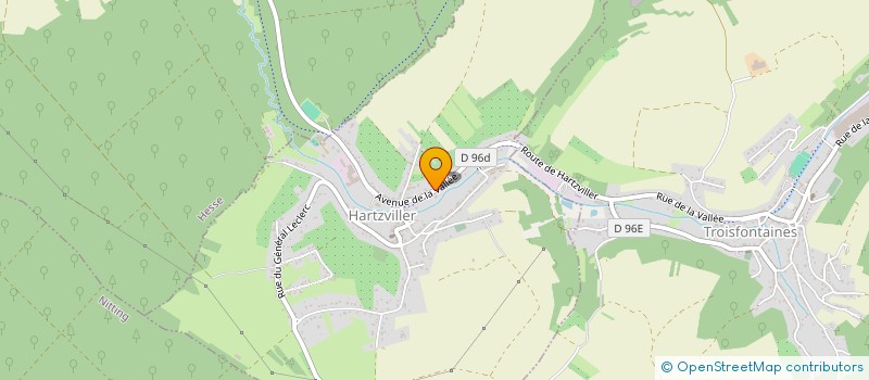 localisation de l'entreprise FRANCE FAIENCE  HARTZVILLER