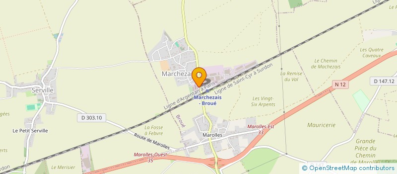 localisation de l'entreprise FRANCE FAUCHAGE à BROUE