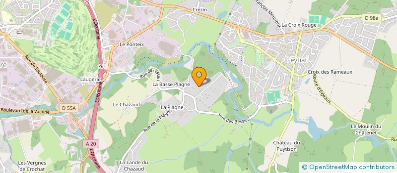 localisation de l'entreprise FRANCE FCC à FEYTIAT