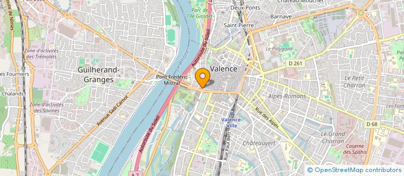 localisation de l'entreprise FRANCE FEDERATION DE FITNESS ET DE CULTURISME NATUREL (FFFCN)  VALENCE