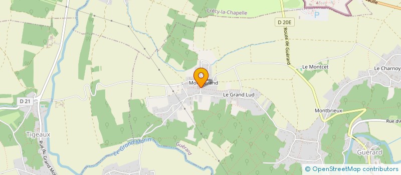 localisation de l'entreprise FRANCE FENETRE 77  GUERARD