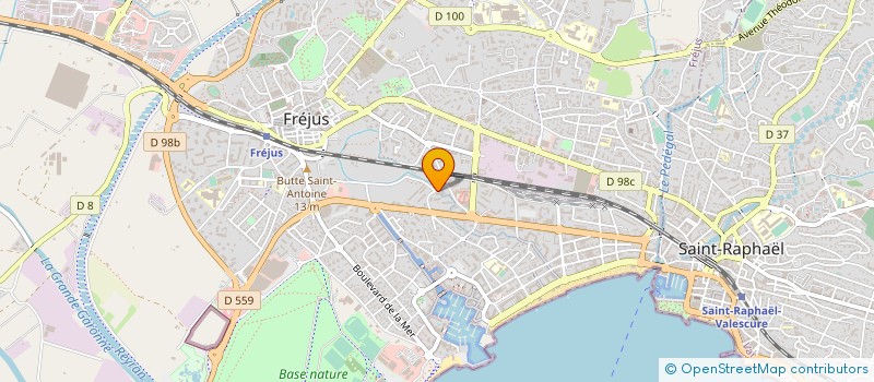 localisation de l'entreprise FRANCE FESTIVE à FREJUS