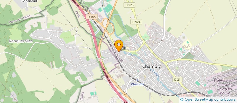 localisation de l'entreprise FRANCE FIBRE à CHAMBLY