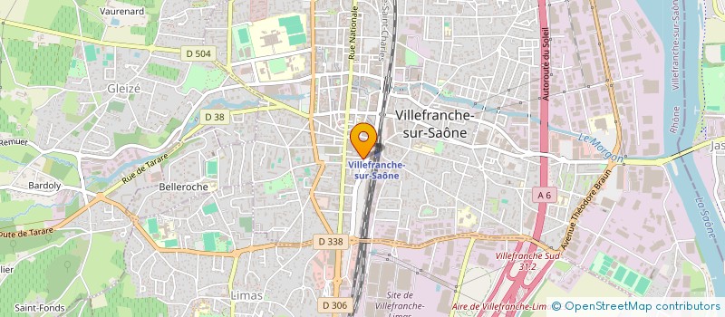 localisation de l'entreprise FRANCE FIBRE ELECTRIQUE à VILLEFRANCHE-SUR-SAONE
