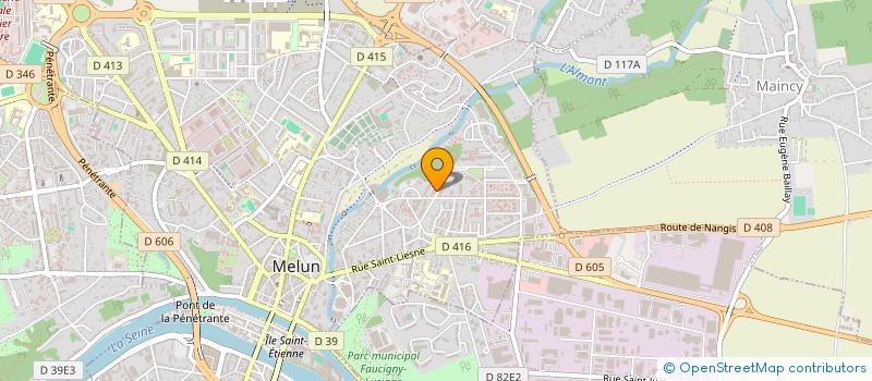 localisation de l'entreprise FRANCE FIBRE NAS à MELUN