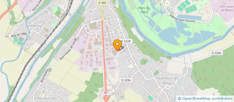 localisation de l'entreprise FRANCE FIBRES ENTREPRISE à NANTEUIL-LES-MEAUX