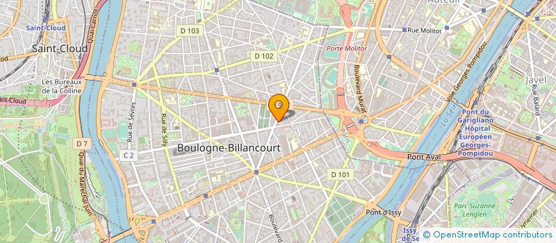 localisation de l'entreprise FRANCE FOALS INVESTISSEMENTS à BOULOGNE-BILLANCOURT