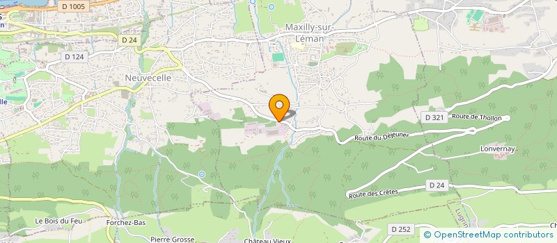 localisation de l'entreprise FRANCE FONTAINIER SERVICE  LUGRIN