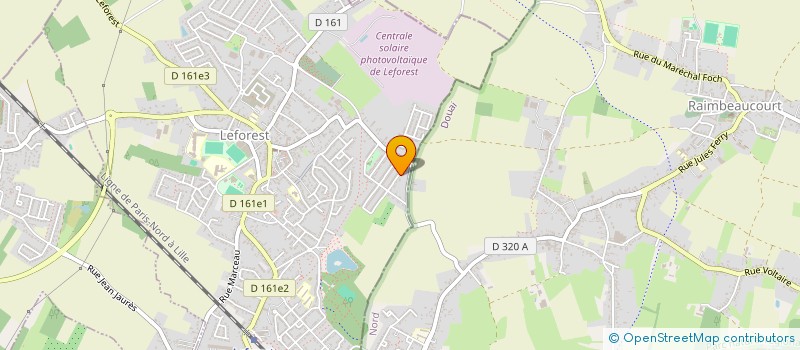 localisation de l'entreprise FRANCE FORMATION  LEFOREST