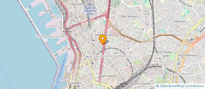 localisation de l'entreprise FRANCE FORMATION SECURITE à MARSEILLE