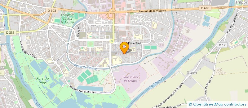 localisation de l'entreprise FRANCE FORMATIONS  AULNAY-SOUS-BOIS