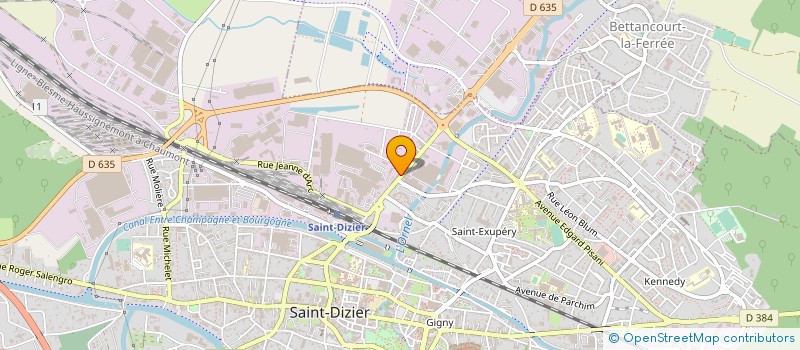 localisation de l'entreprise FRANCE-FOUR à SAINT-DIZIER